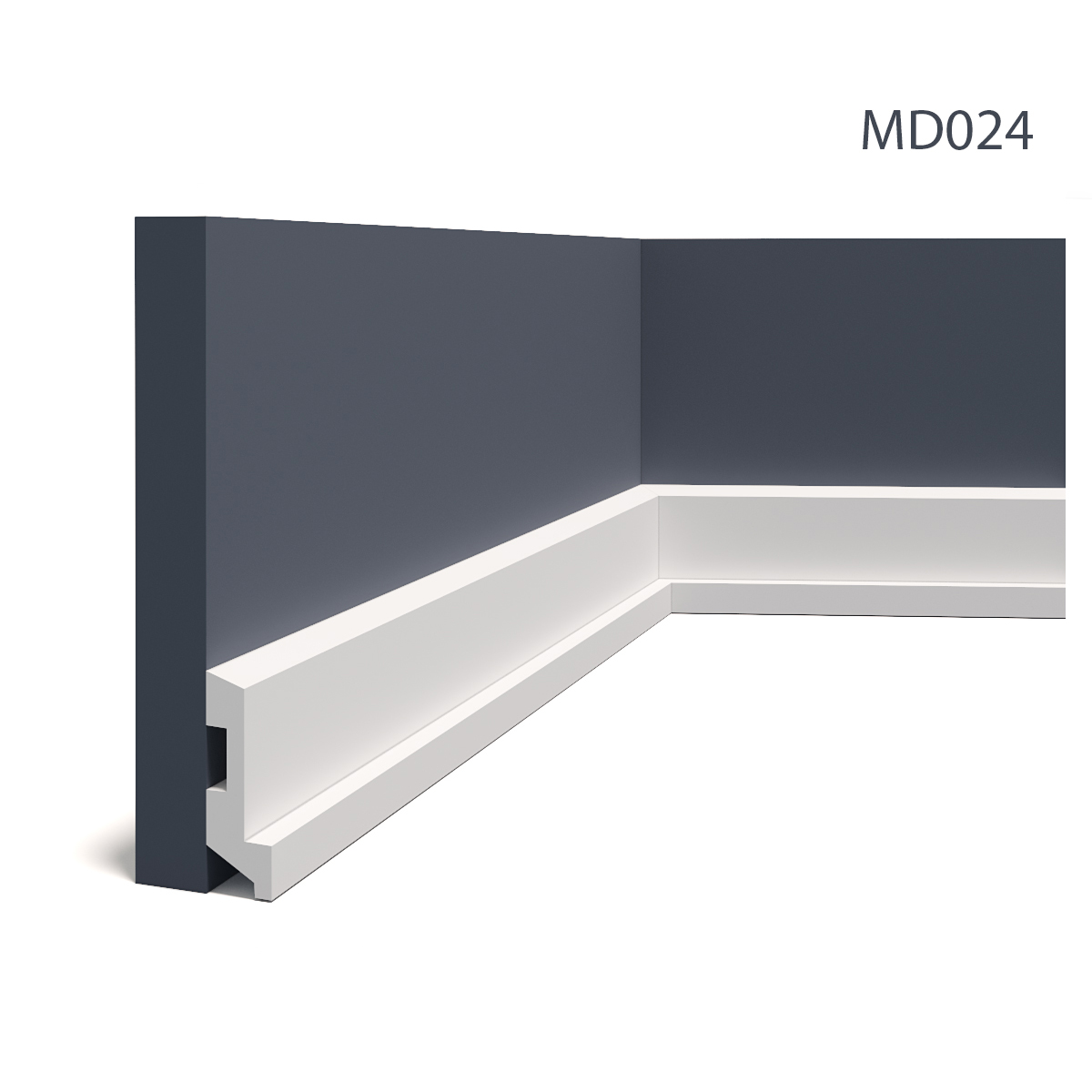 Plinta md024, 200 x 8 x 2.7 cm, mardom decor 